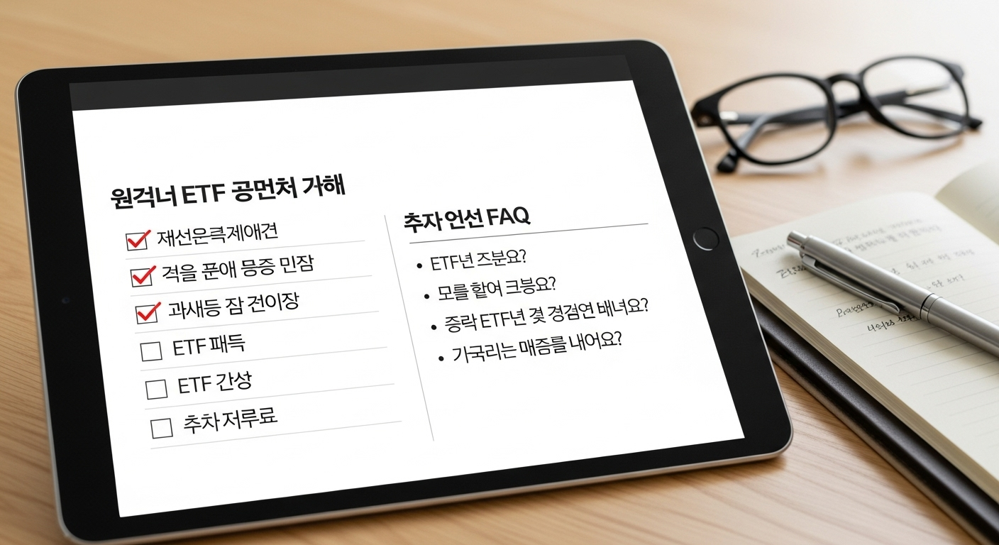 연금저축 ETF 투자 가이드 및 자주 묻는 질문